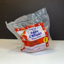 1994 McDonald's Happy Meal Toy Happy 15th Birthday Ronald McDonald  1 NIP