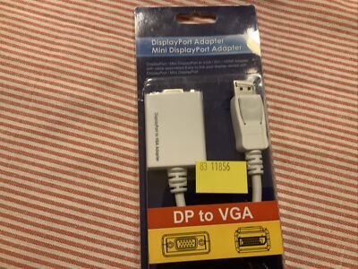 Assorted DisplayPort D-Port (Male) to VGA D-Sub (Female) Converter Adapter Cable