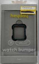 Heyday Watch Bumper For Apple Watches Series 2 And 3 - 38mm Green/Black Diamond