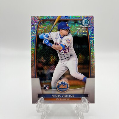 2023 Bowman Mojo Refractor #55 Mark Vientos Rookie Card New York Mets