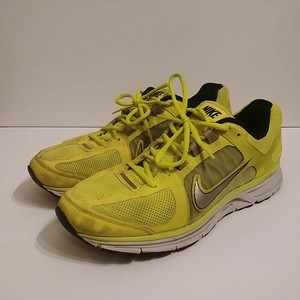 neon yellow running shoes