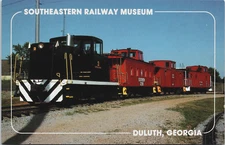 Southeastern Railway Museum's Locomotive #3, Cabooses, Duluth GA, Chrome, Unp