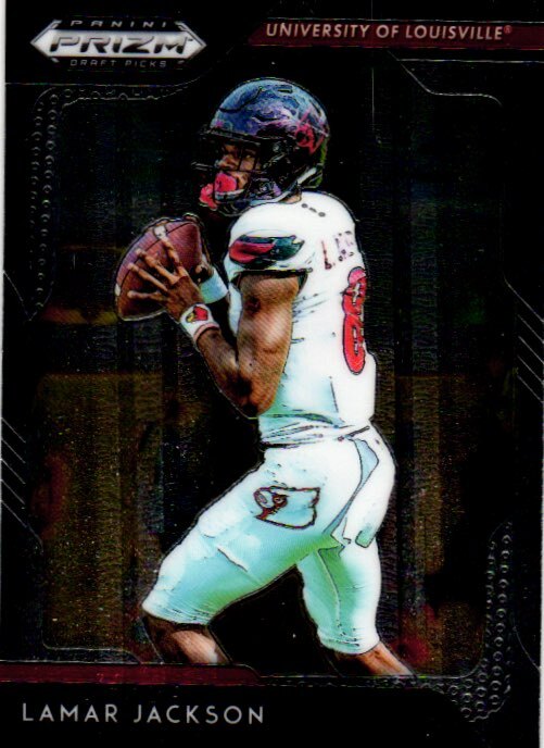 2019 Panini Prizm Draft Picks #60 Lamar Jackson