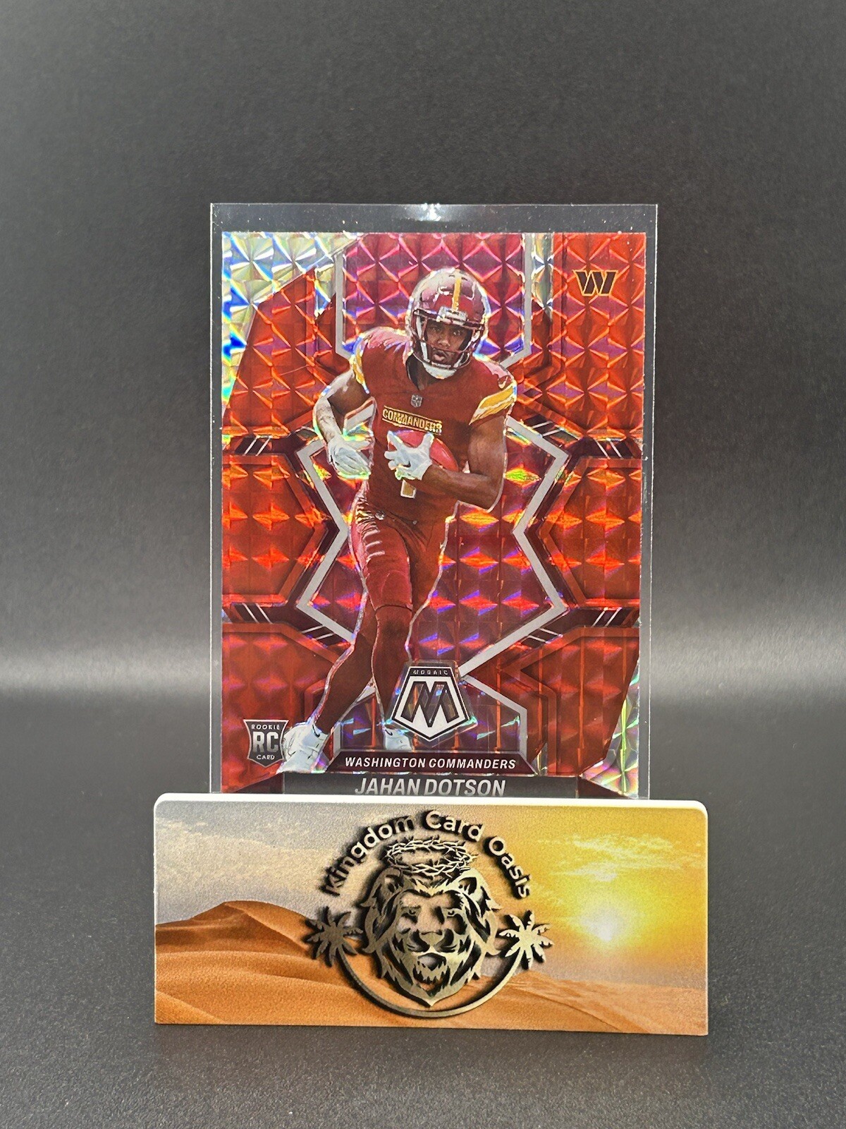 💥2022 Panini Mosaic Jahan Dotson Rookie #314 Red Mosaic Prizm RC Commanders💥