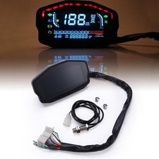 Universal Motorcycle LCD Digital Tachometer L...