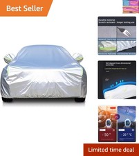 6 Layers Car Cover Waterproof All Weather For Automobiles Outdoor Full Cover... 6 Layers Car Cover Waterproof All Weather For Automobiles Outdoor Full Cover...