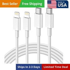  Apple MFi Certified USBC Charging Cable for iPhone 16,2Pack 3ft USB A to Type