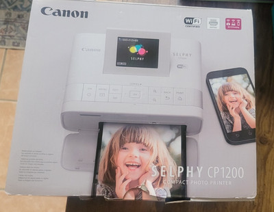 Canon Selphy CP1200 Compact Wireless Color Photo Printer PHOTO PAPER INCLUDED