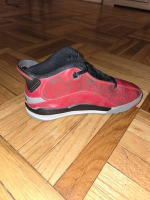 Jordan Dub Zero Red & Black Size 3 Kids