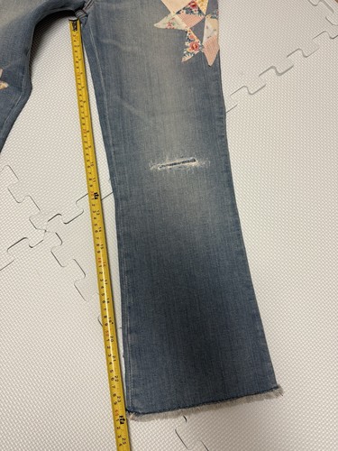 Polo Ralph Lauren Girls Patchwork Wide Leg Jeans Size 16 Brand New Free Shipping - Picture 7 of 10