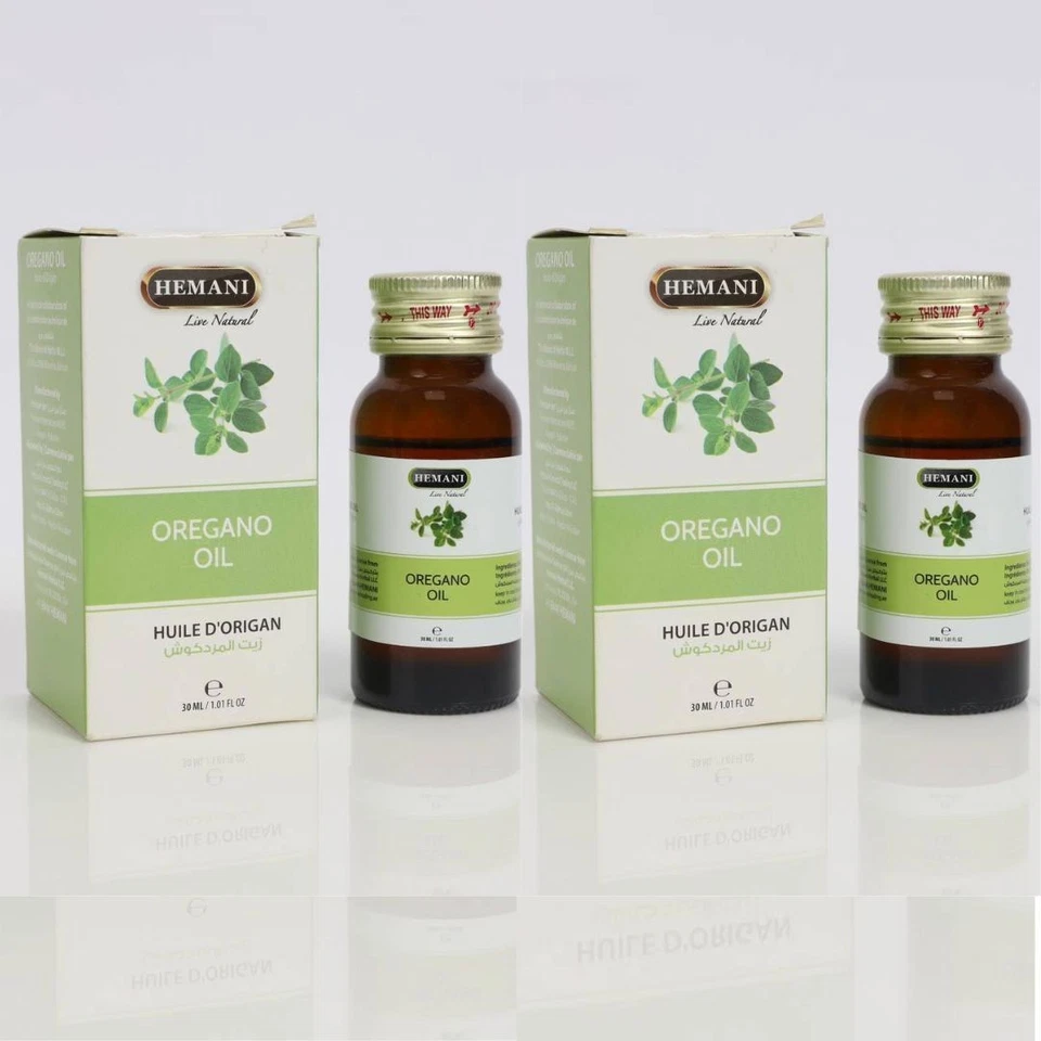 Hemani Pure Oregano Essential Oil 100% Natural Therapeutic Grade - 30ml X 2