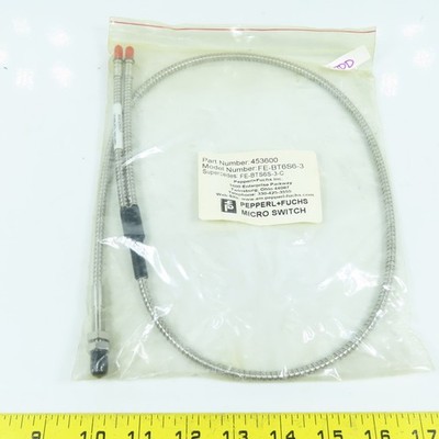 Pepperl+Fuchs 453600 FE-BT6S6-3 Fiber Optic Glass Micro Switch NEW
