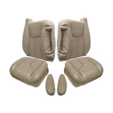 NLQR 522/52i Med Tan Driver Passenger Bottom Top Lean Back Replacement L...