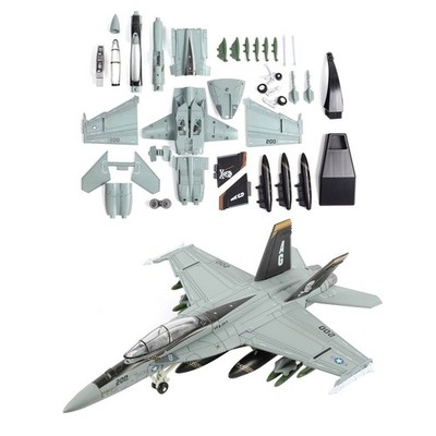 25cm US Navy F/A-18 Hornet 1/72 Scale Multipurpose Fighter Jet Assembly Model
