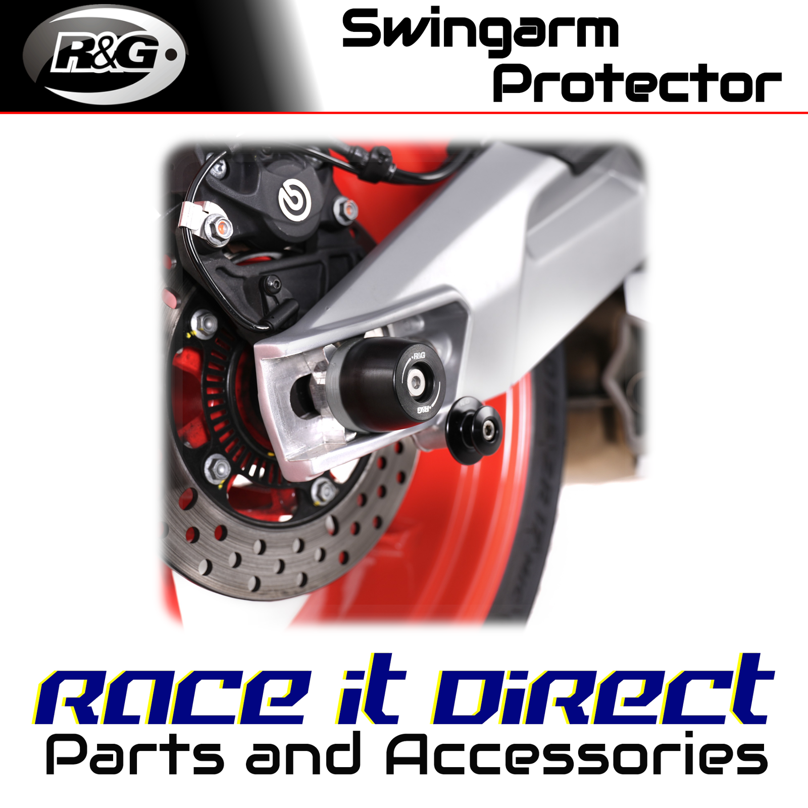 R&G - SP0124BK - Swingarm Protectors