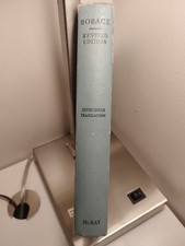 Horace Works Interlinear Translation 1952 David McKay Latin English Odes Satires