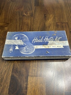 VINTAGE HANDI HOSTESS KIT KITCHEN WARE MOLDS WAF-L-ETTE BONLEY Rosette Maker