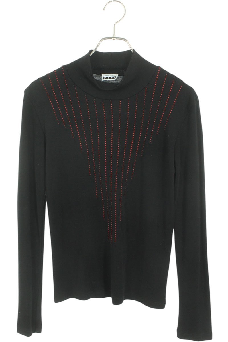 feteイッセイミヤケ ロング size2 M ISSEY MIYAKE FETE Size2 IF54JK513 Wool Stitch Design Long