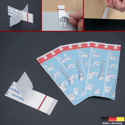 tesa  Powerstrips Large 6x2cm | Doppelseitige starke Klebestreifen bis 2 kg