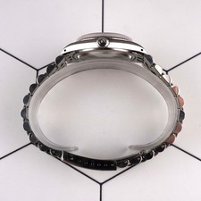 Rolex 36mm Datejust Steel Fluted SIlver Dial Watch 9