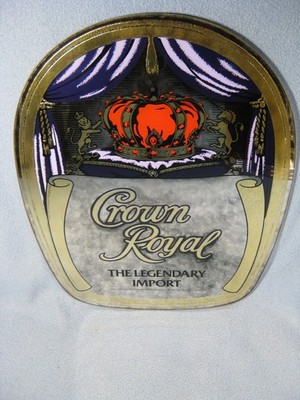Vintage Crown Royal The Legendary Import Bar Mirror 12  X 15.5  NY