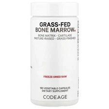 Grass-Fed Bone Marrow, 180 Vegetable Capsules exp:12/3/2027