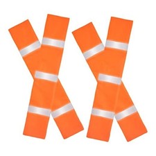 4 Packs Orange Seat Belt Cover High Visibility Safety Seat Belt Cover