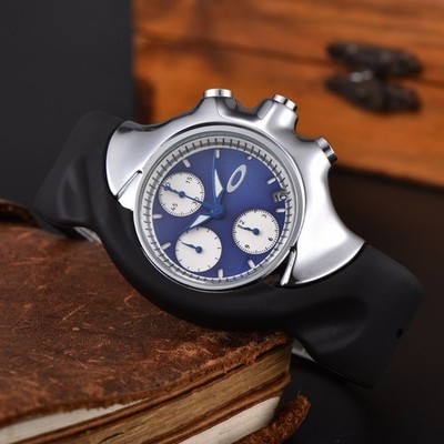 Oakley quartz chronograph watch, sapphire waterproof men's sports watch