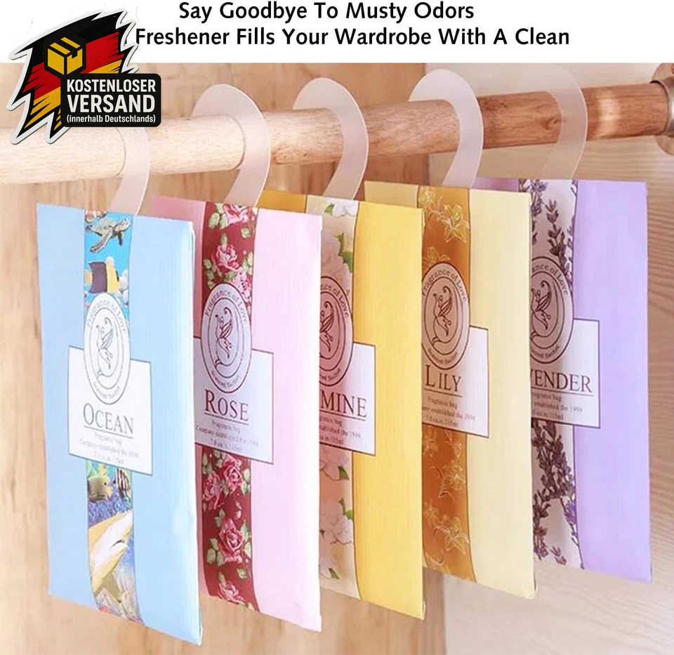 Kleiderschrank Erfrischer Set Luft Duft Schublade Bad Auto Schuhregale Bücherreg - Bild 3 von 4
