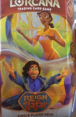 Disney Lorcana: Reign of Jafar Starter Deck (Amber & Amethyst) - Reign of  Jafar | eBay