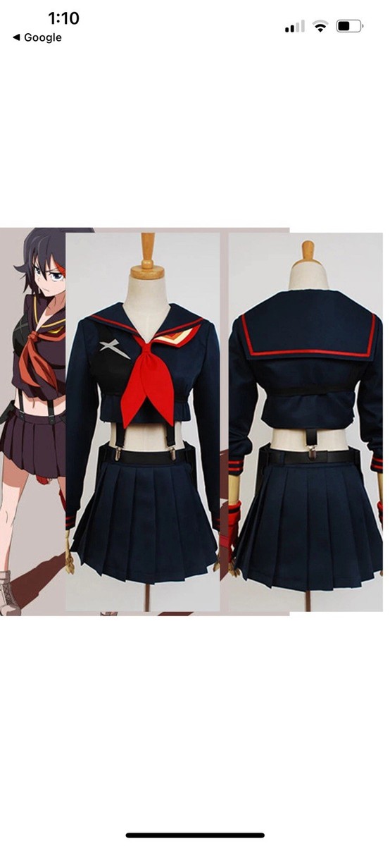 KILL La KILL Ryuko Ryuuko Senketsu Uniform Cosplay Costume Outfit