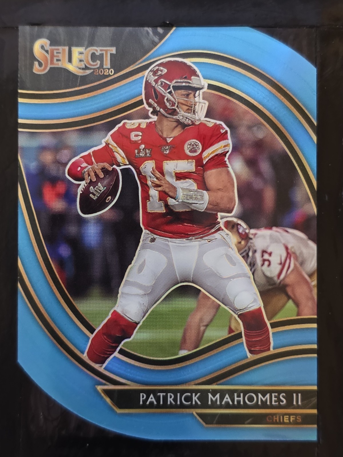 2020 Panini Select Field Level Patrick Mahomes II #302 Light Blue Prizm Die Cut