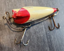 VINTAGE BITE-EM-BATE BAIT MINNOW FISH Bite-Em Bait Co MADE IN WARSAW INDIANA USA