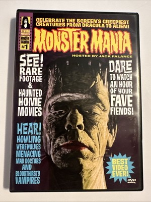 MONSTER MANIA #1 Kevin Burns Science Fiction Horror 2001 DVD JACK