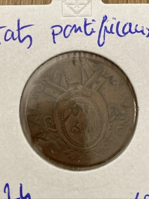 Etats Pontificaux mezzo baiocco 1824 - Photo 1/2