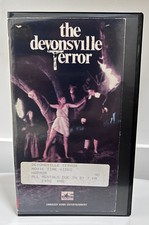 The Devonsville Terror VHS Tape Cult Horror Gore Unrated Embassy Cutbox OOP HTF