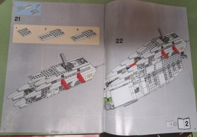 Lego #7676 Star Wars Republic Attack Gunship INSTRUCTION Manuals #1 & 2
