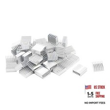 100pcs Mini Cooler Heatsink, 14x14x6mm Aluminum Heat Sink for Cooling VRM