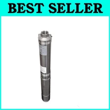 Heavy Duty Stainless Steel Well Pump, 1HP, 230V, 207ft Head