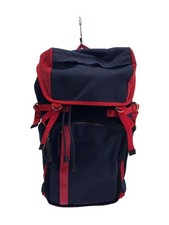 ZAINO MARNI COTONE SCAMOSCIATO NYLON RACKPACK Navy Usato