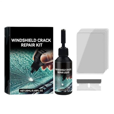 Upgrade Glass Repair Liquid for Windshield Cracks Complete Repair Kit Set