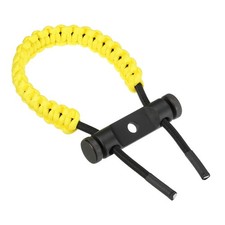 Tiro con Arco Polso Fascia,Regolabile Composto Intrecciato Polso Cinghia,Giallo