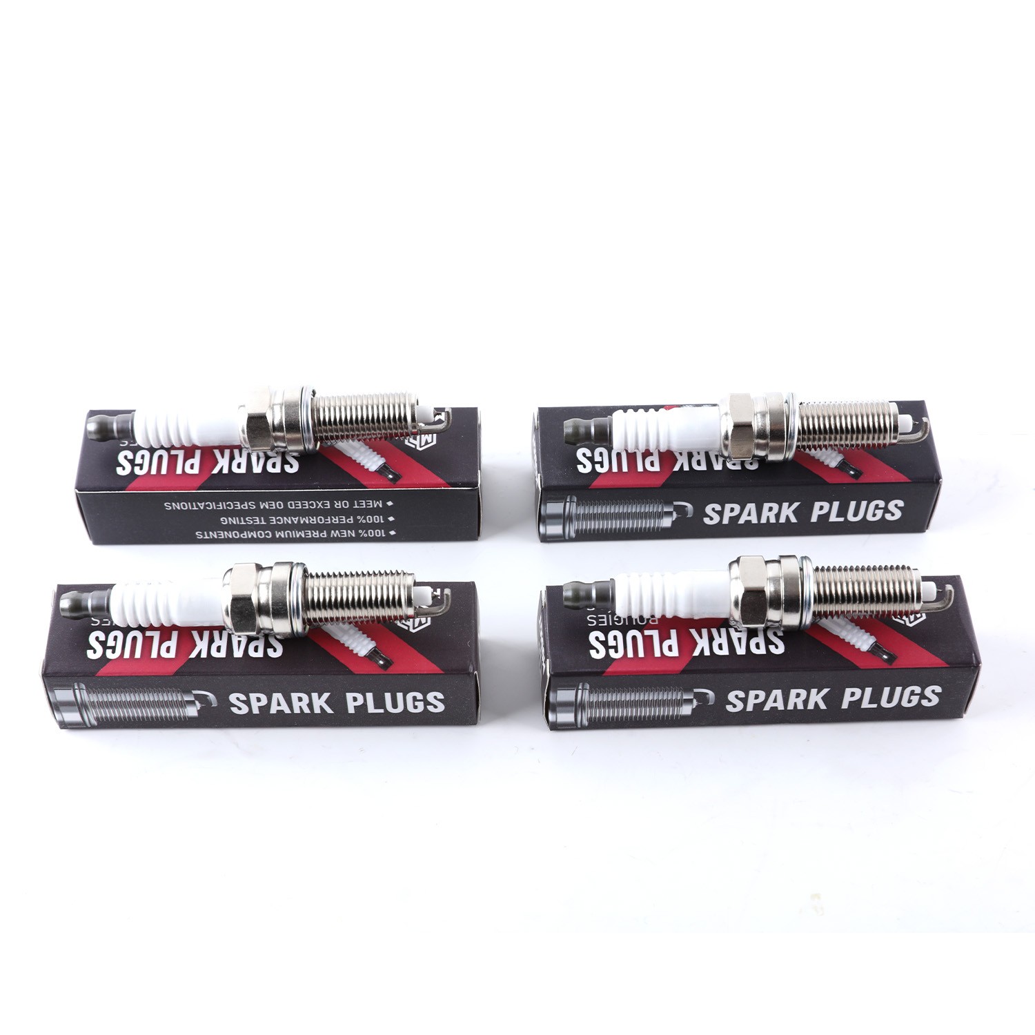 4pack 93815 Spark Plugs Laser Iridium Resistor SILZKR6B10E For Hyundai Kia OEM