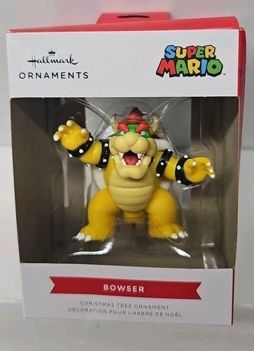 NIB Hallmark Nintendo Super Mario - Bowser Christmas Holiday Ornament