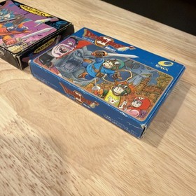 Dragon Quest 1 2 3 4 NINTENDO Famicom FC Japanese NTSC-J CIB w/ Manual Box