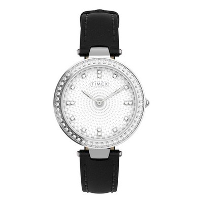 Timex Ladies City Collection Leather Strap Watch TW2V45200