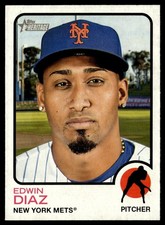 2022 Topps Heritage Edwin Diaz New York Mets #80