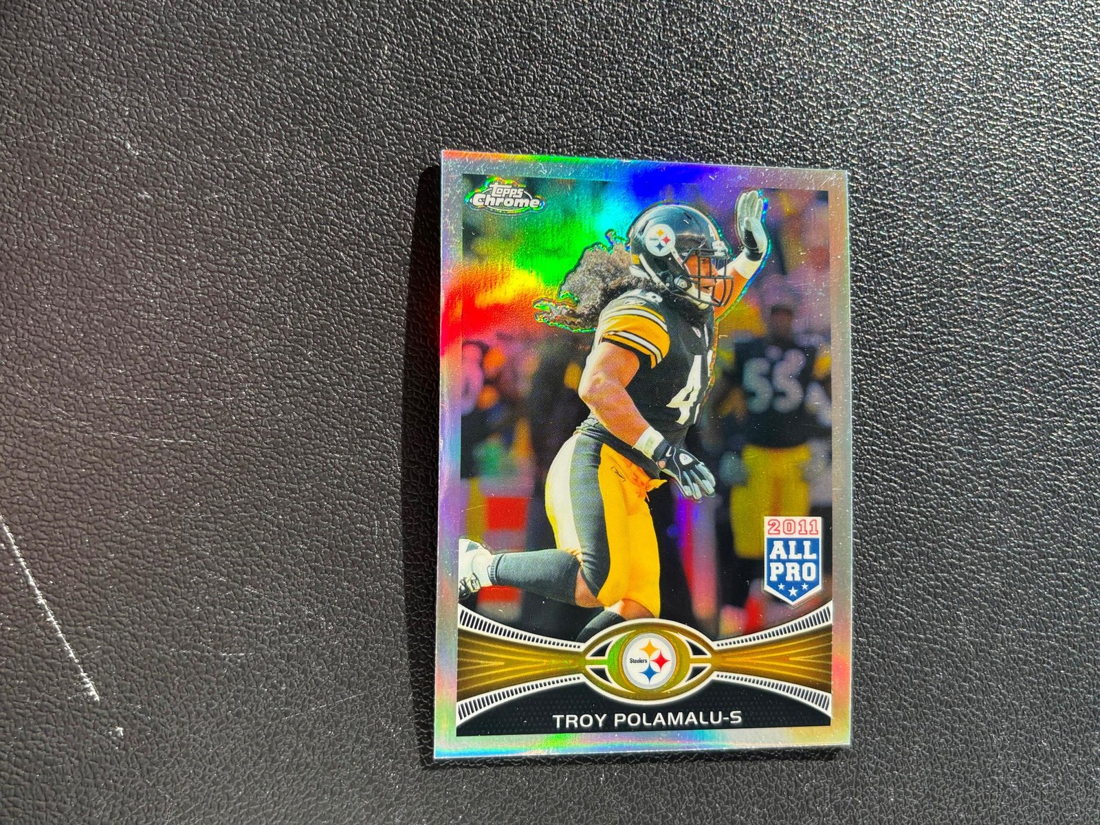Troy Polamalu 2012 Topps Chrome All Pro Refractor Pittsburgh Steelers E31
