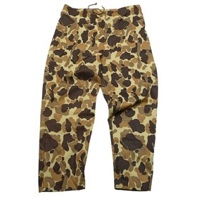 Hodgman Waist Rain Pants Mens Medium Brown Duck Camo Fishing Hunting Waterproof