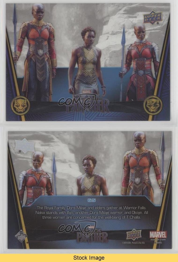 2018 Upper Deck Marvel Black Panther Acetate Challenge at Warrior Falls READ 5l3 thumbnail 3